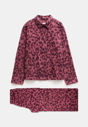 Luella Flannel Animal Print Pyjama Set