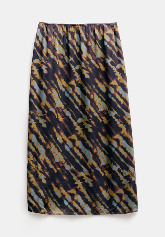 Alexandra Printed Column Midi Skirt