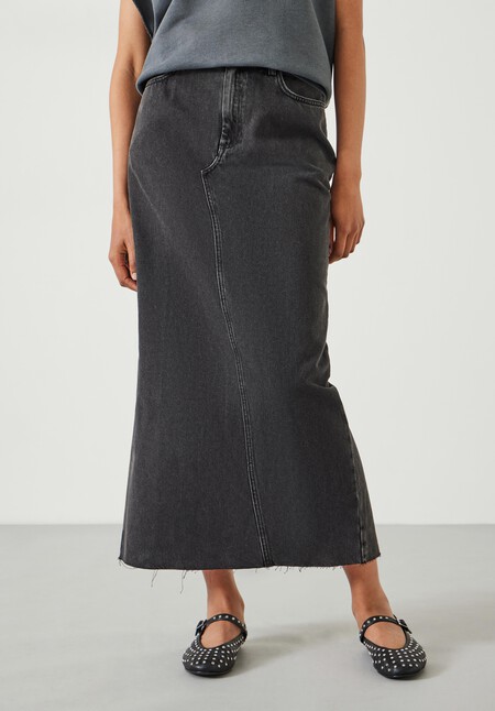 Rylie Denim Maxi Skirt