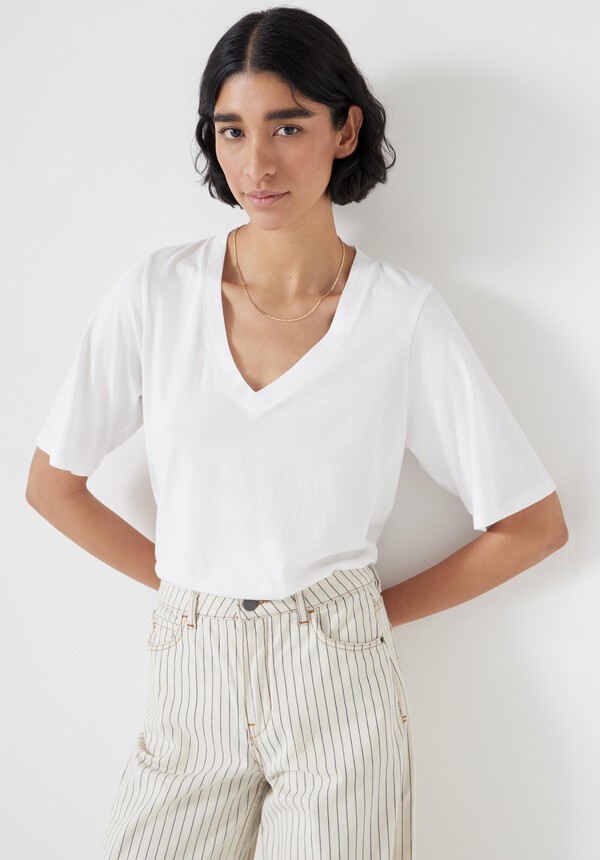 Reece V Neck Drapey T-Shirt