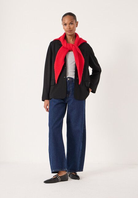 Relaxed Ponte Blazer