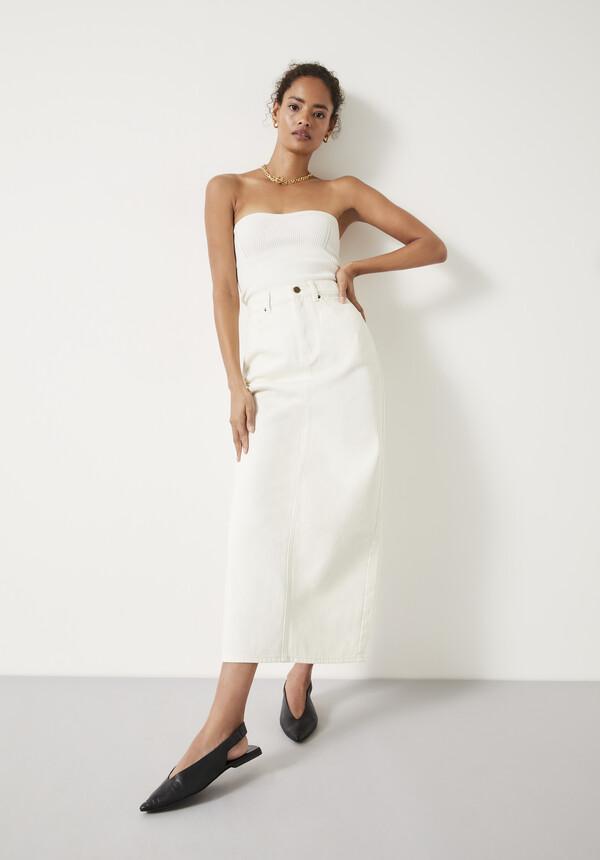 Jaz Denim Maxi Skirt