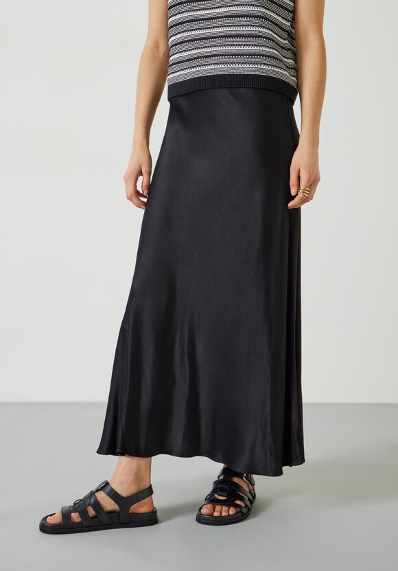 Remi Satin Maxi Skirt