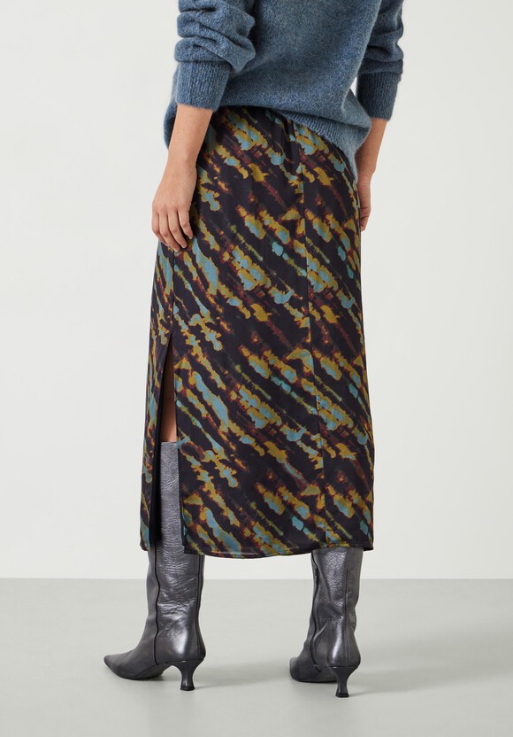 Alexandra Printed Column Midi Skirt