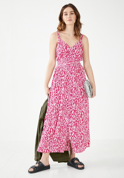 Evelina Shirred Dress