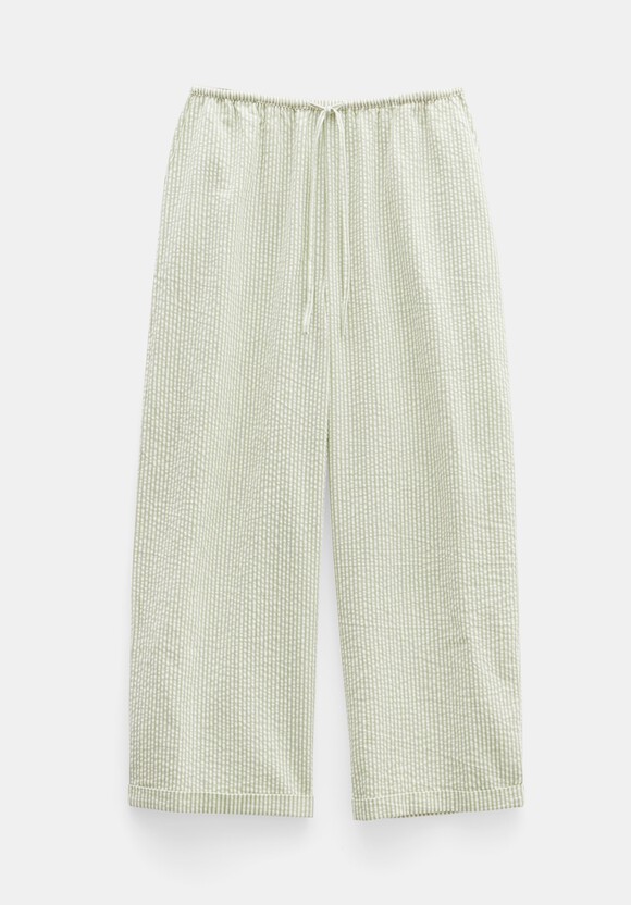 Sabrina Stripe Seersucker Trousers