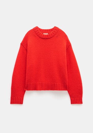 Cora Chunky Cashmere Crew Jumper