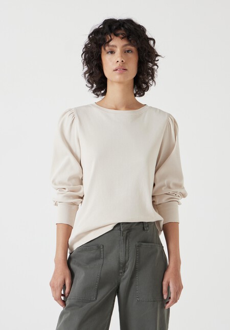 Emily Puff Sleeve Jersey Top