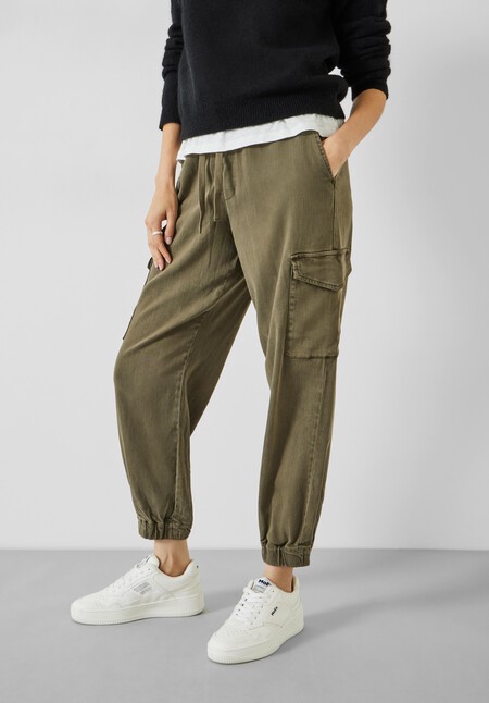 Washed Cargo Trousers