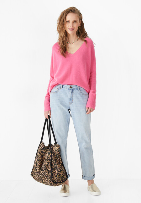 Jamila V-Neck Cashmere Jumper