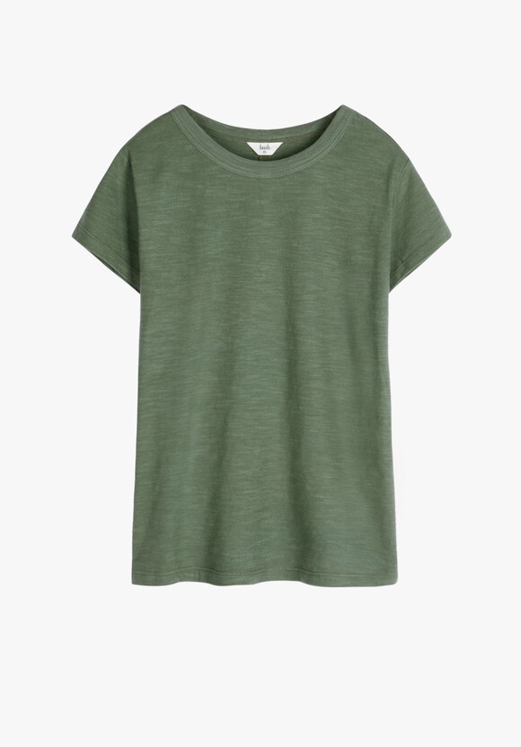 Slim Fit Slub Crew T-Shirt