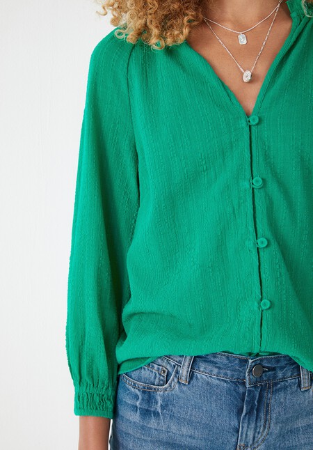 Clara Textured Blouse