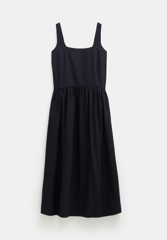 Air Flow Square Neck Midi Ballerina Dress
