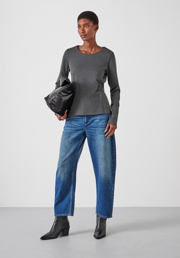 Tie Back Seamed Top