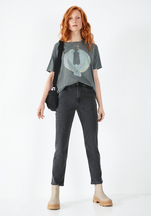 Pastel Eagle Boyfriend T-Shirt