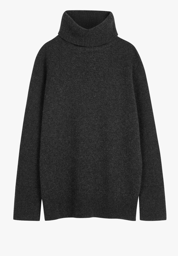 Cashmere Chunky Roll Neck Jumper