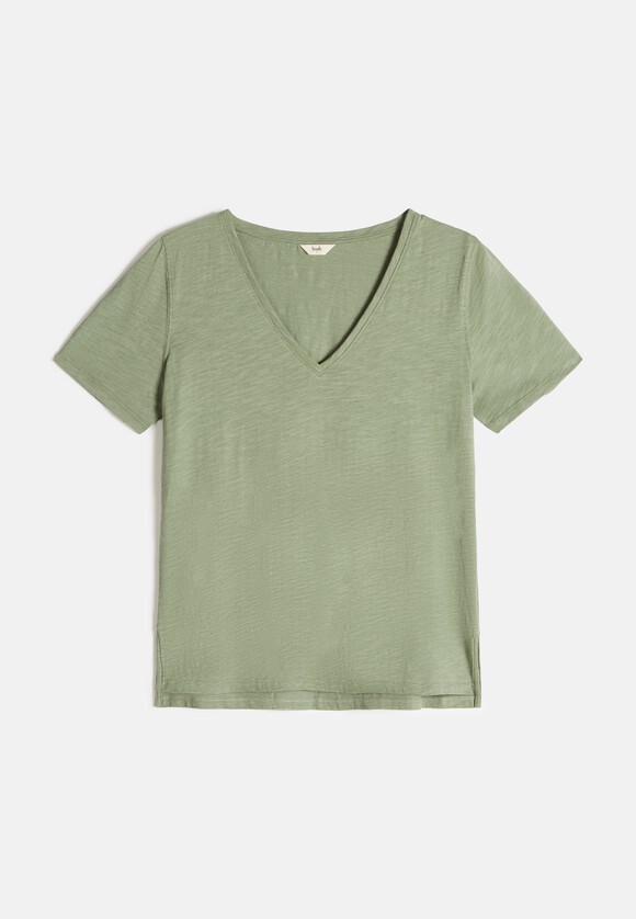 Kali Cotton Slub V-Neck T-Shirt