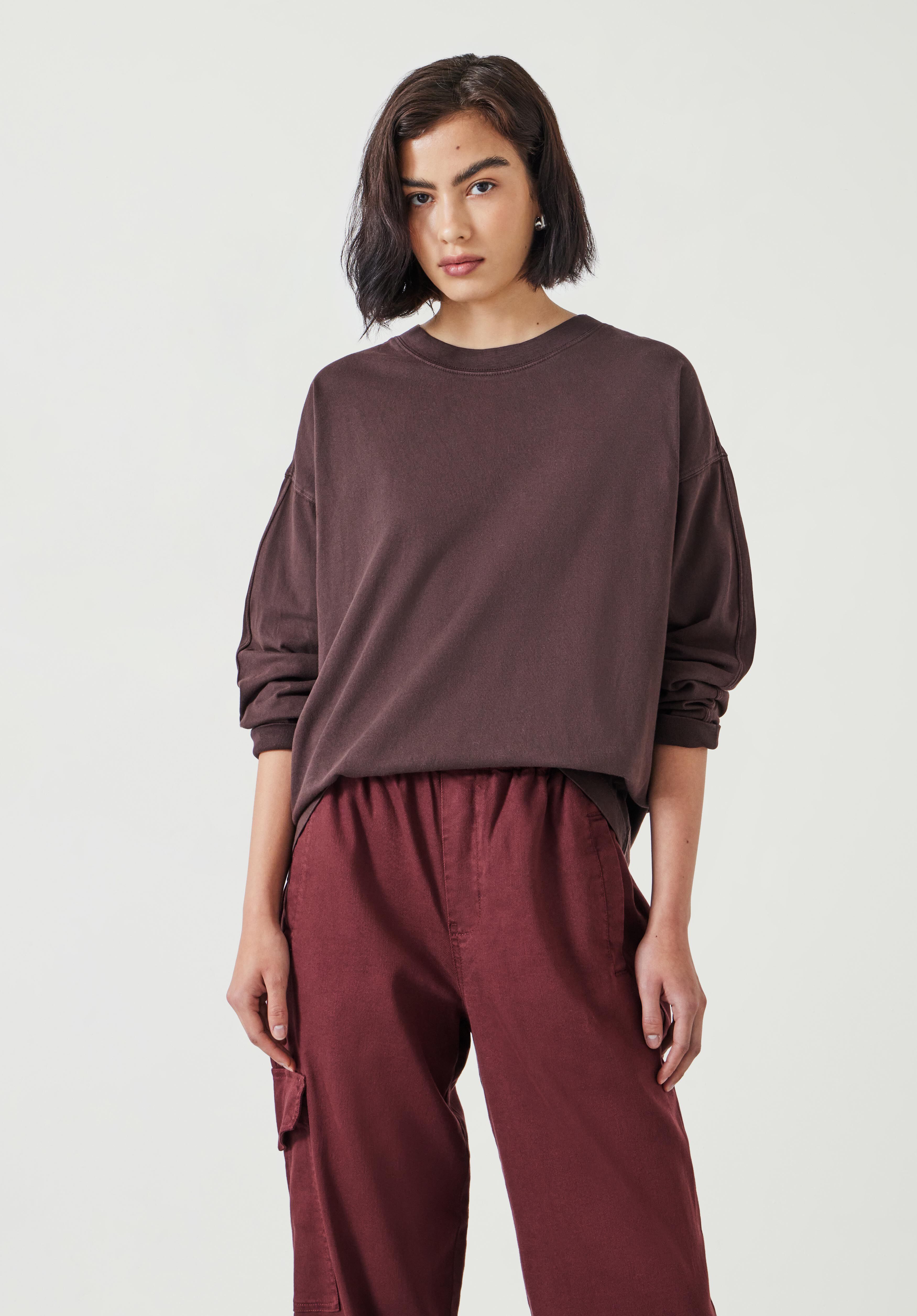 Plain Brown Sweatshirts hoodies for Women hush