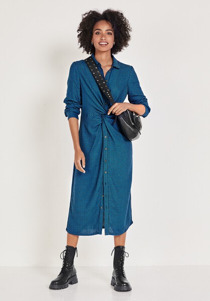Saskia Twist Shirt Dress