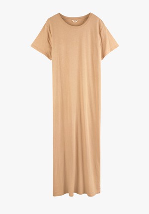 Linen-Blend T-Shirt Dress