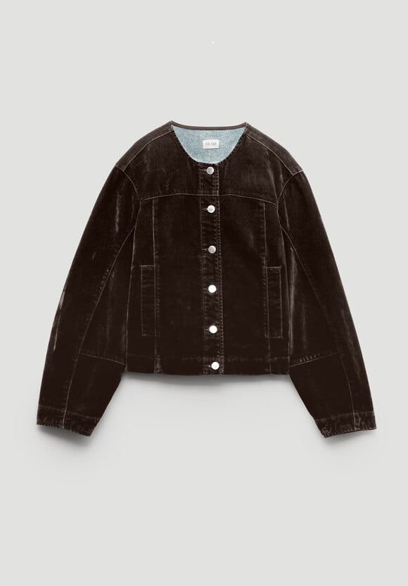 Velma Velvet Denim Jacket