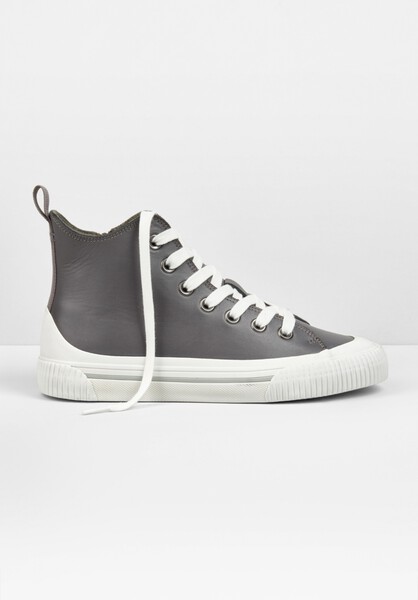 Hadleigh Hi Top Leather Trainers