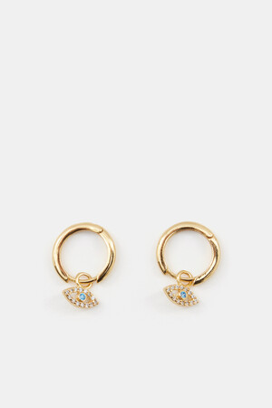 Evil Eye Hoop Earrings