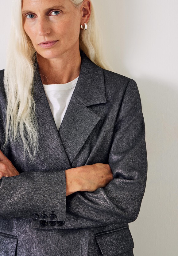 Hazel Metallic Blazer