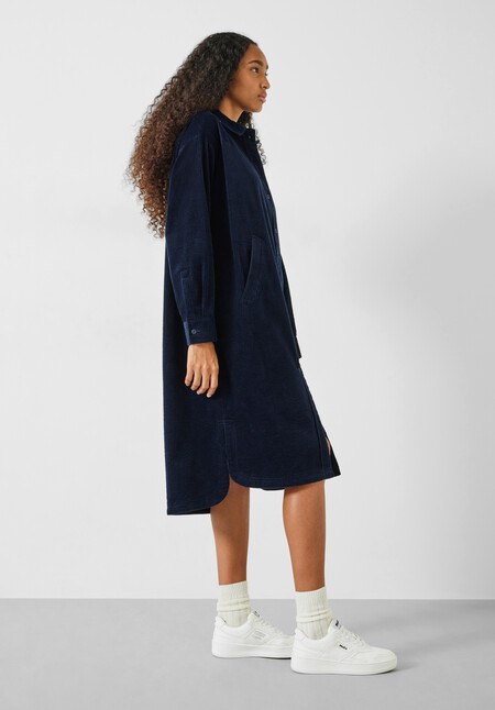 Alanna Cord Shirt Dress