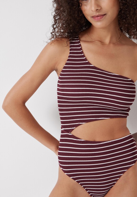 Clare Crinkle Cut Out Swimsuit