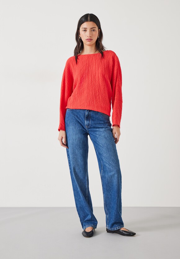 Kirra Oversized Textured Blouse