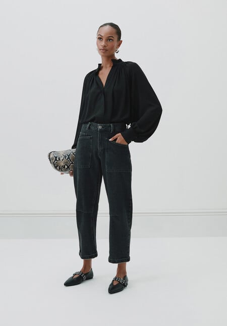 Cordi Barrel Leg Jeans