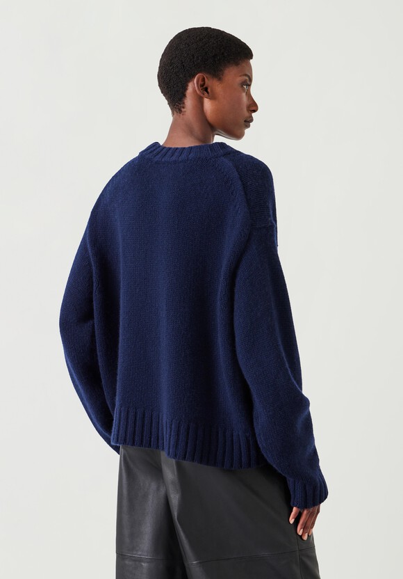 Cora Chunky Cashmere Crew Jumper