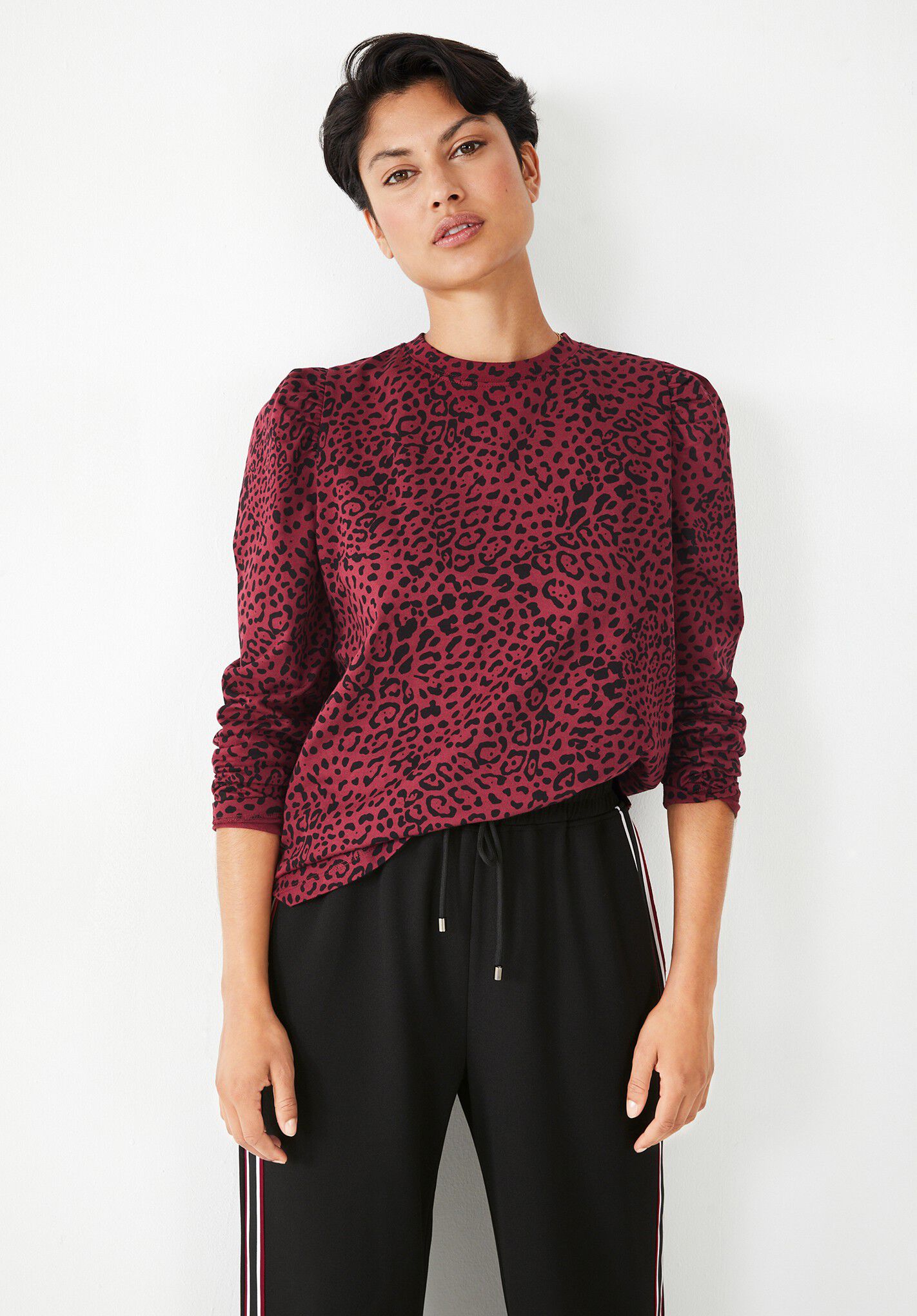 Hush red discount leopard star jumper