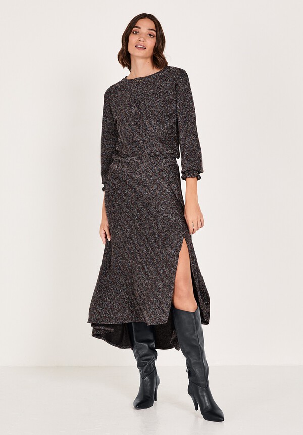 Freya Glitter Midi Dress