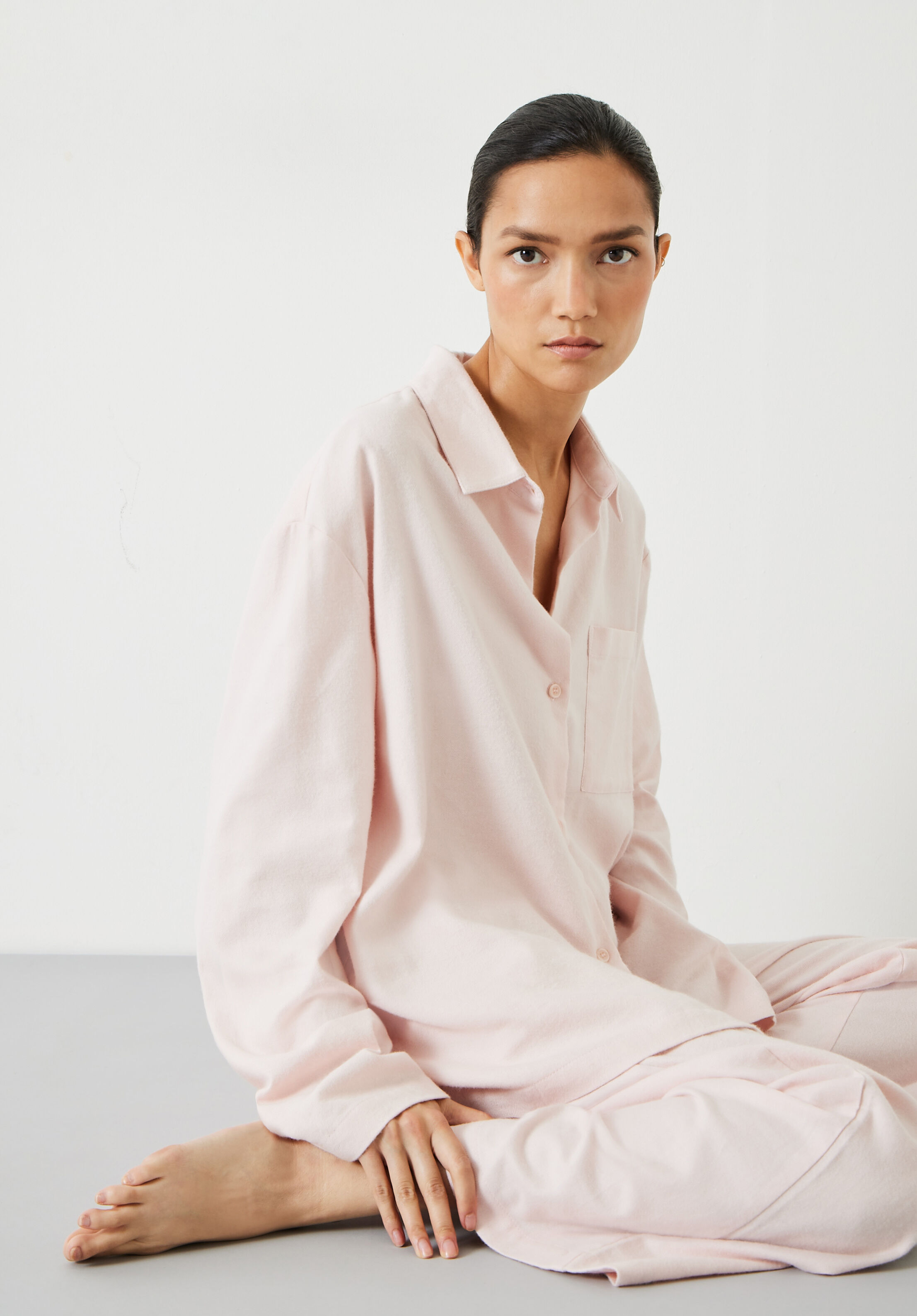 Luella Brushed Twill Pyjamas Soft Pink hush