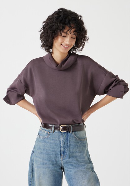 Long Sleeve Cowl Neck Top