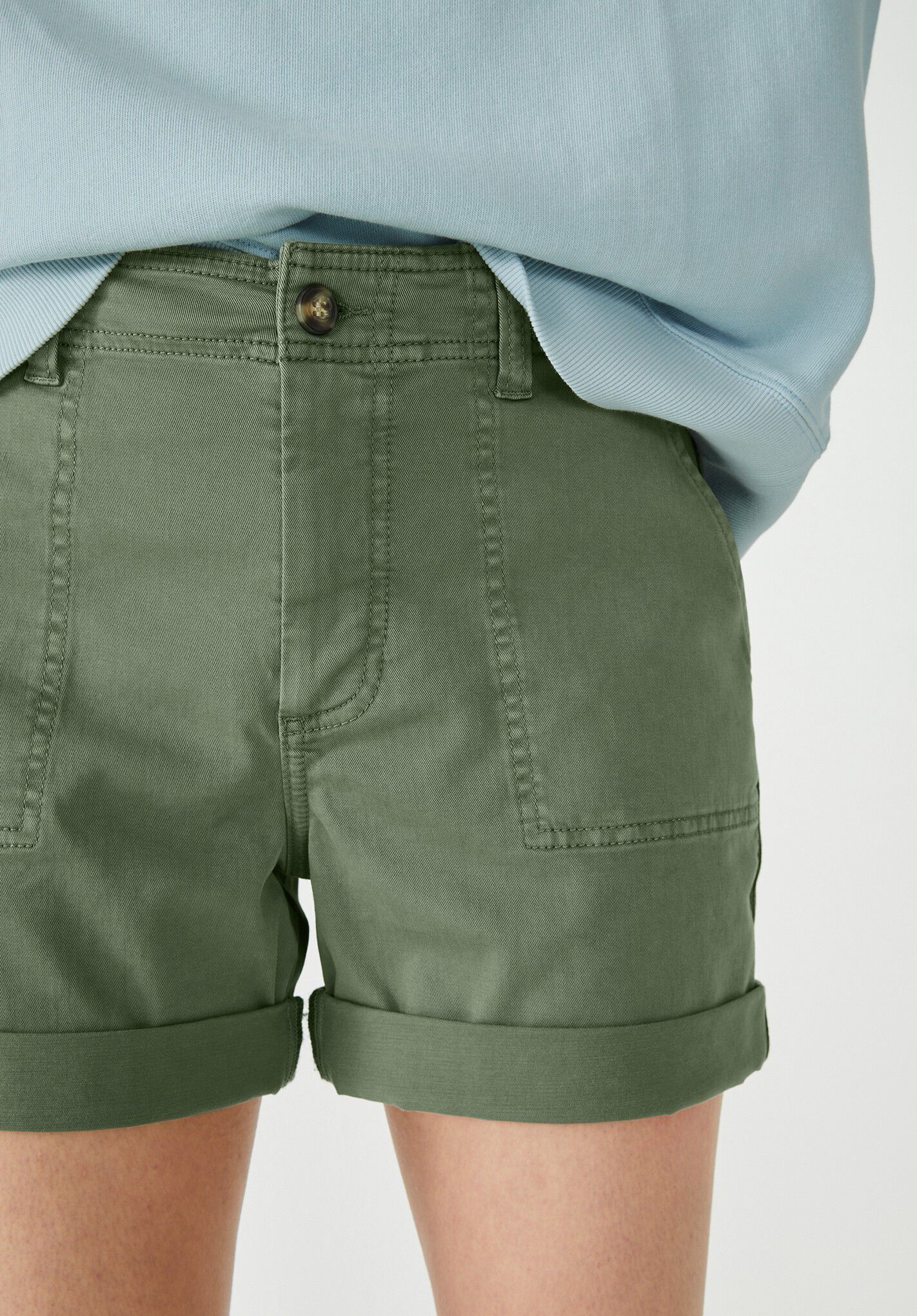 Girlfriend chino shorts on sale