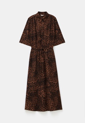 Printed Short Sleeve Dress