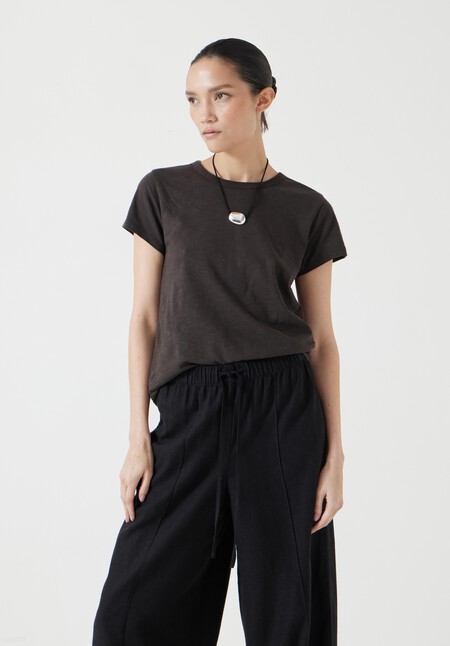Slim Fit Slub Crew T-Shirt