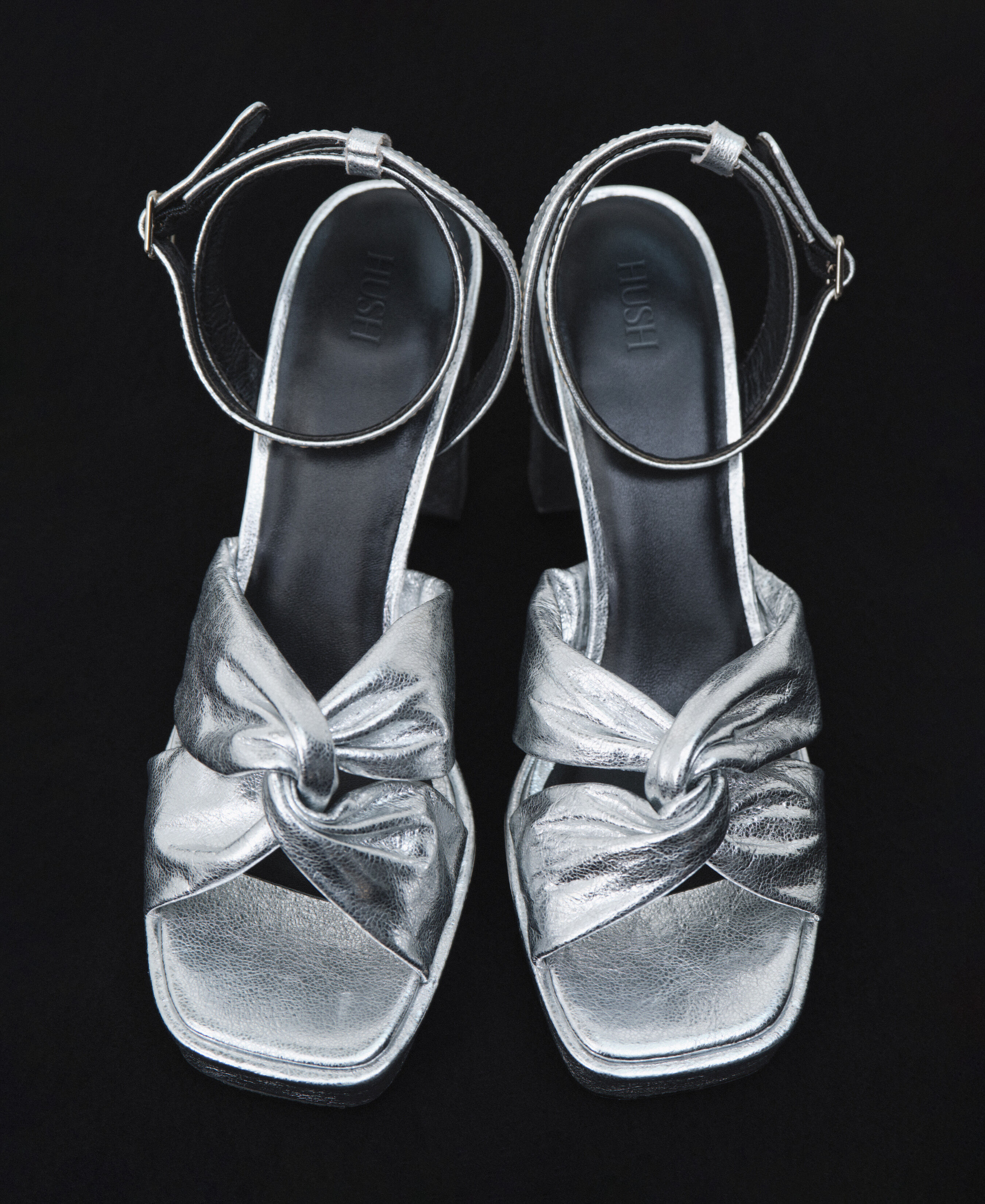 Hush silver sandals sale