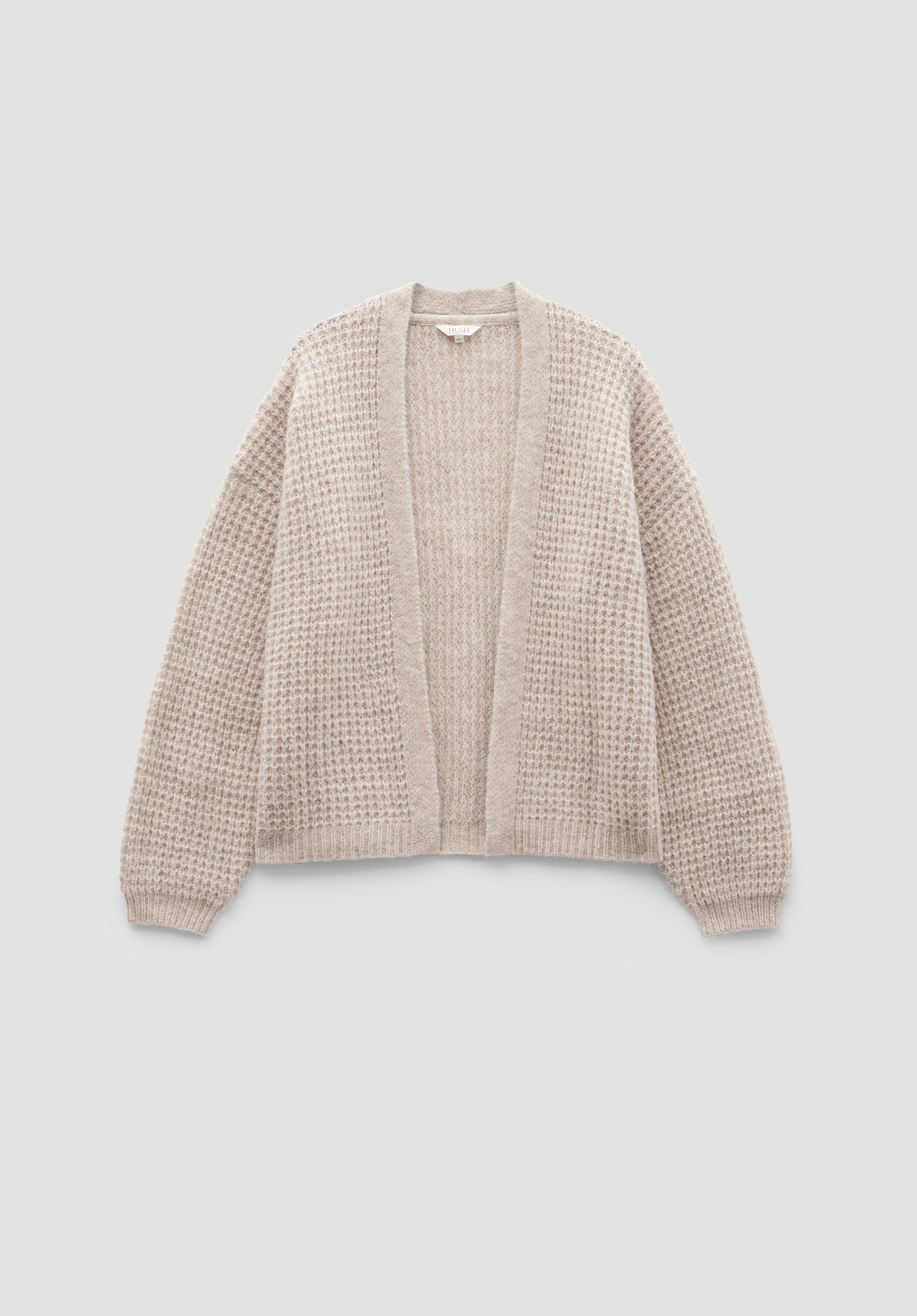 クラネ　SHEER ROLLED EDGE KNIT CARDIGAN CLANE SHEER ROLLED EDGE KNIT CARDIGAN SHEER ROLLED EDGE KNIT