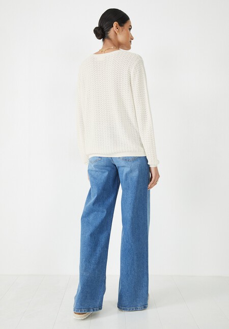 Izzie Knitted V Neck Jumper