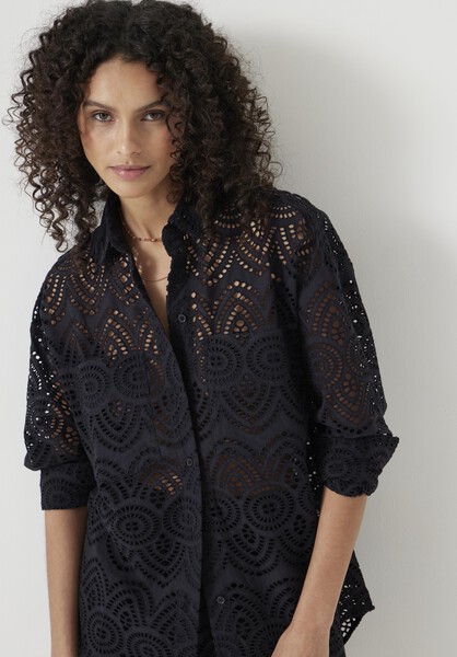 Cotton Broderie Shirt