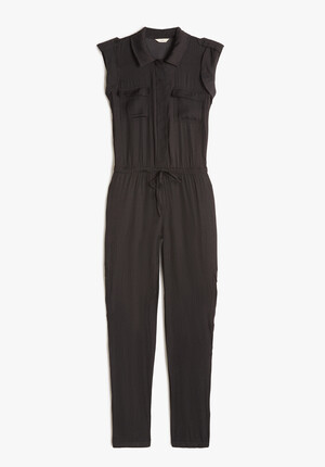 Utility Sleeveless Jumpsuit