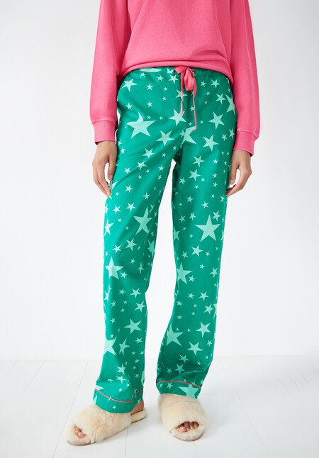Isla Printed Cotton PJ Trousers