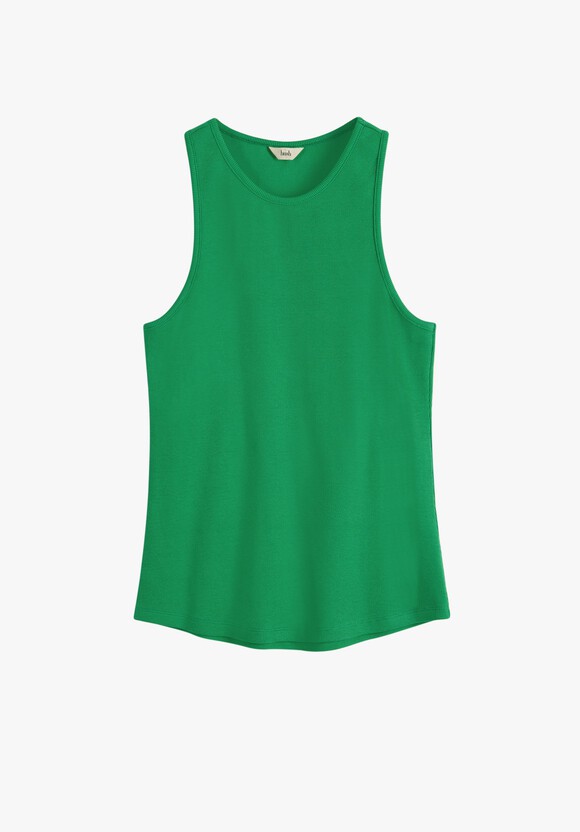 Ribbed Scooped Vest