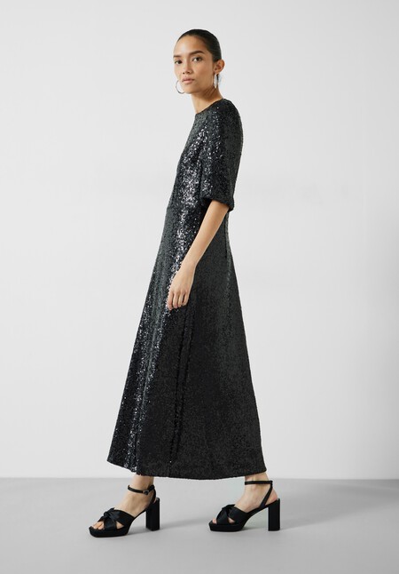 Mirabelle Sequin Midi Dress