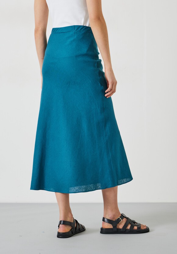 Simone Linen Midi Skirt
