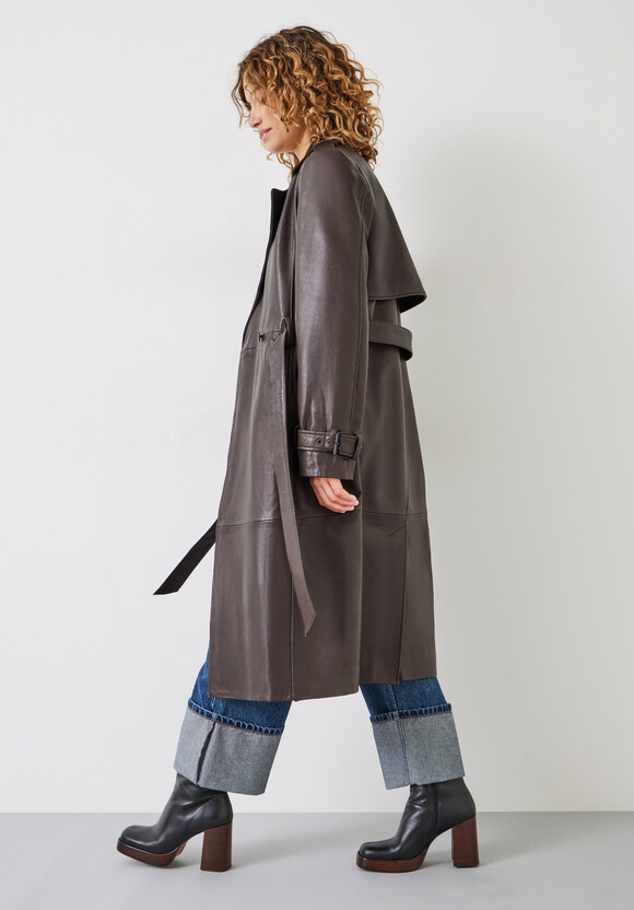 Leather Trench Coat